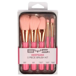 Bys Brushes In Tin 5Pc Peach